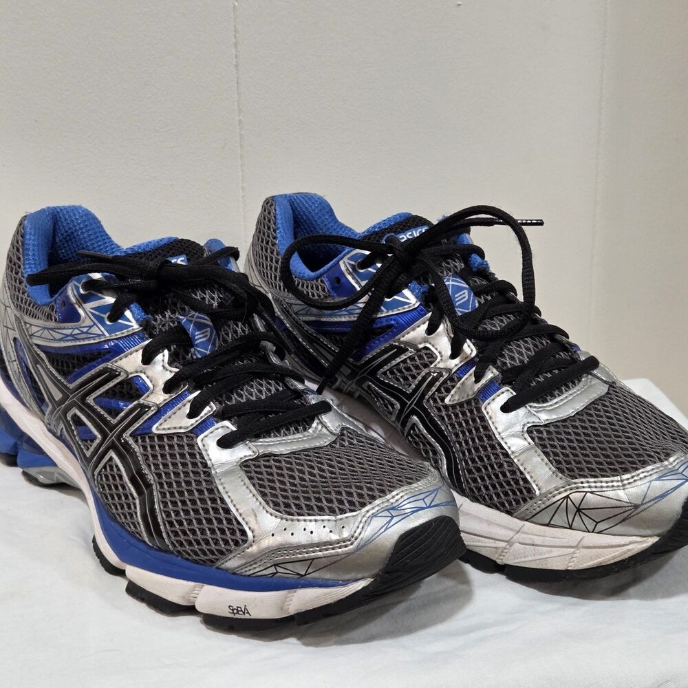 ASICS GEL GT 1000 3 Sz 8.5 US Men Running Shoes Black Blue Streetwear T4K3N Y2K